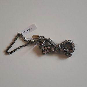 COACH Selena Gomez Pave Bow Bag Charm